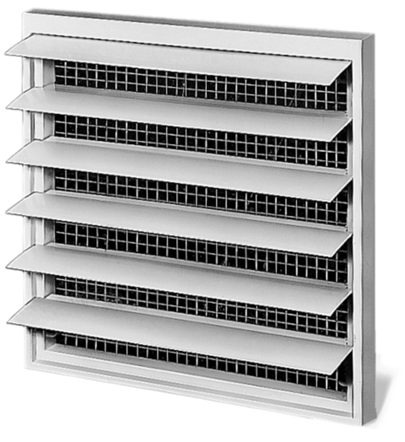 Helios Regenabweisgitter RAG 400 Kunststoff hellgrau Maschenweite 8 mm 00754