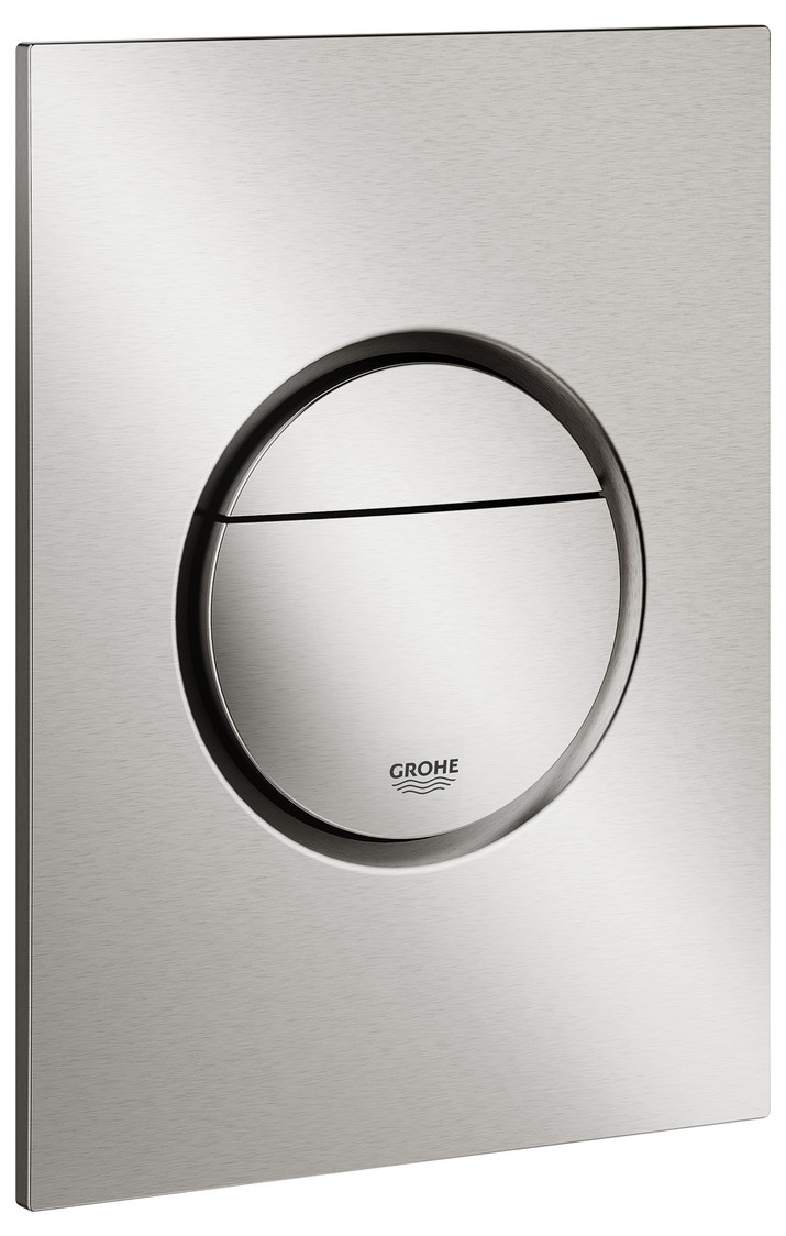 GROHE Nova Cosmopolitan S Betätigungsplatte supersteel 2-Mengen/Start-Stopp 37601DC0 - Bild 1