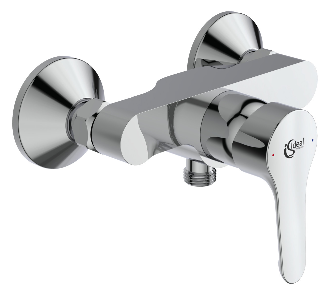 Ideal Standard Brausearmatur ALPHA chrom, ohne Brausegarnitur BC488AA - Bild 1