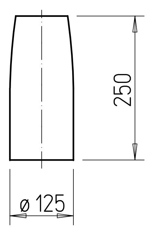 Helios Einschub-Telefonieschalldämpfer ETS 125 Polyurethanschaum ND 125 mm Nr. 4522 - Bild 2