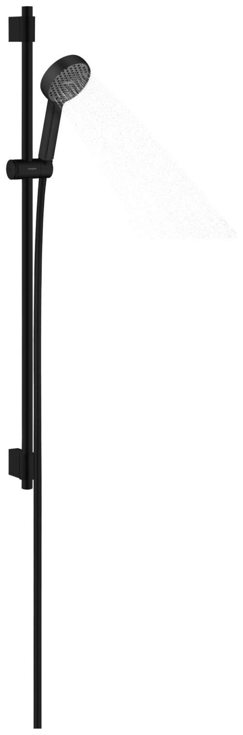 Hansgrohe Brauseset Activera Select S 95 2jet EcoSmart mit Brausestange Typ105 schwarz matt