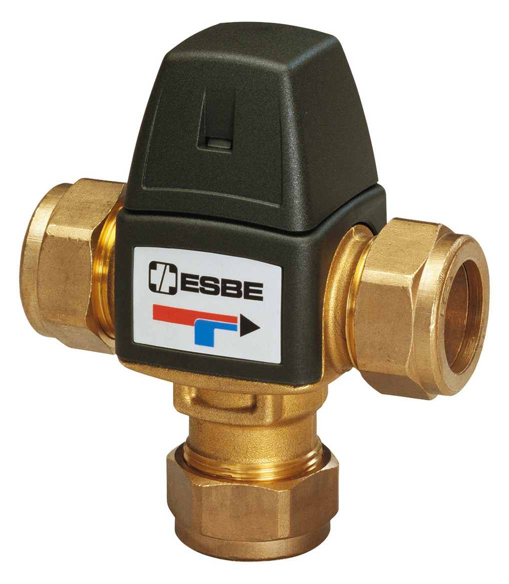 ESBE Mischautomat VTA323, 35-60 Grad, DN20, Kvs1.5, KLF 22mm (31100200) - Bild 1