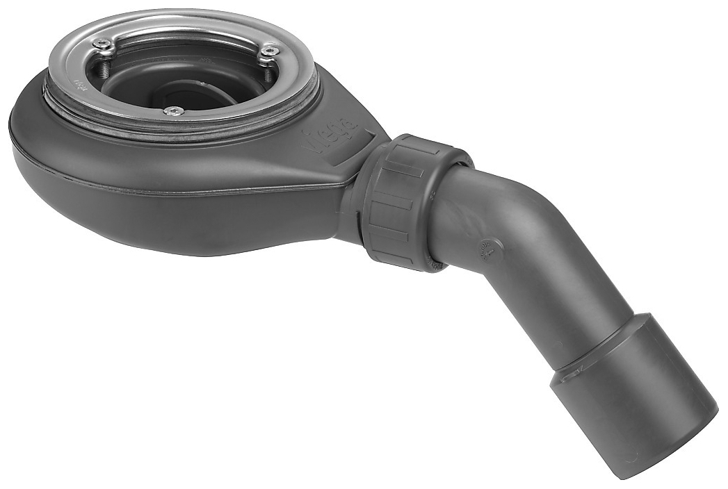 Viega Tempoplex Ablauf 6967.1 Funktionseinheit DN40/50, Bauhöhe 60mm, Ablauf waagerecht