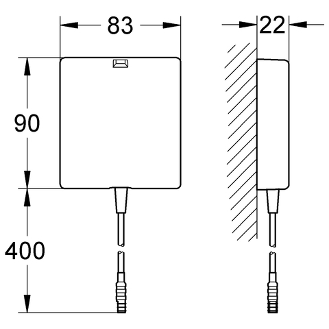 Grohe Schalternetzteil für Euroeco CE Eurosmart CE 36338000