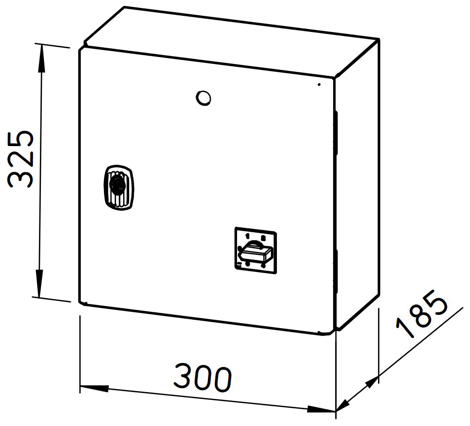 Helios Trafo-Drehzahlsteller RDS 2 mit Motorvollschutzeinrichtung 3-PH, 400V, 2,0A (01315)