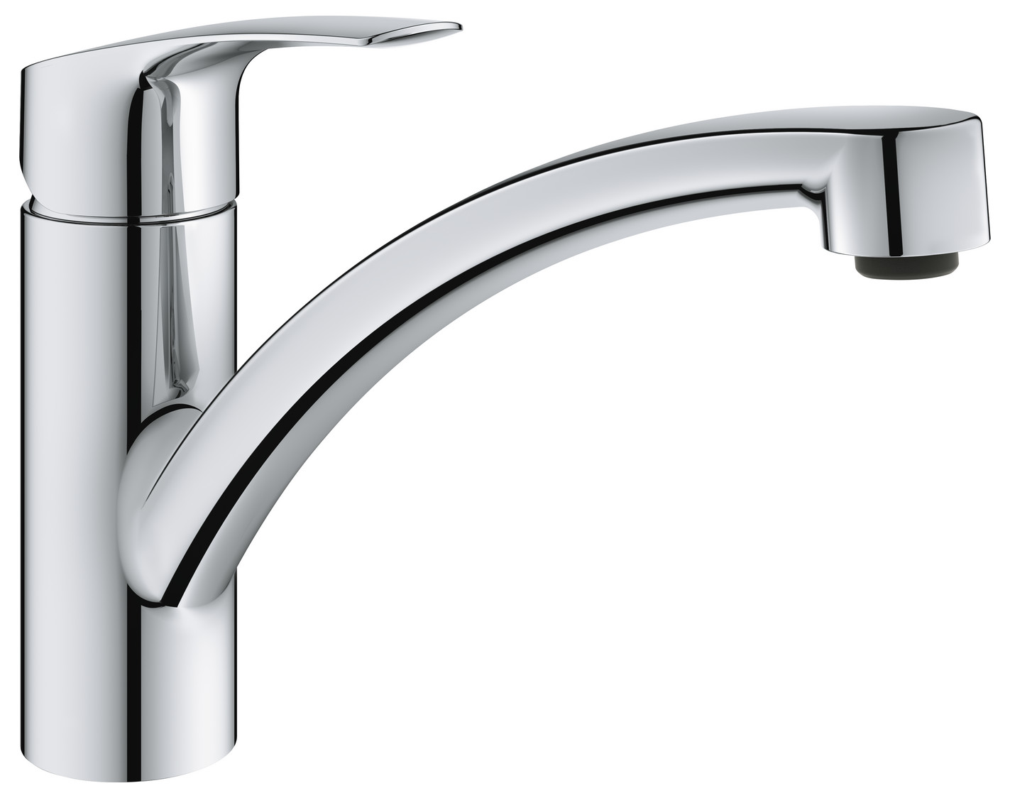 GROHE Spültischbatterie Eurosmart flacher Auslauf Mittelstellung kalt chrom 30260003 - Bild 1