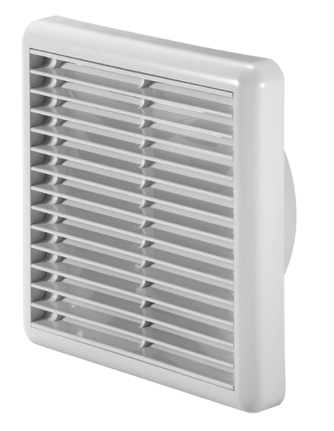 Helios Lüftungsgitter G 160 zum Einstecken in Rohre Kunststoff weiss 00893 - Bild 1