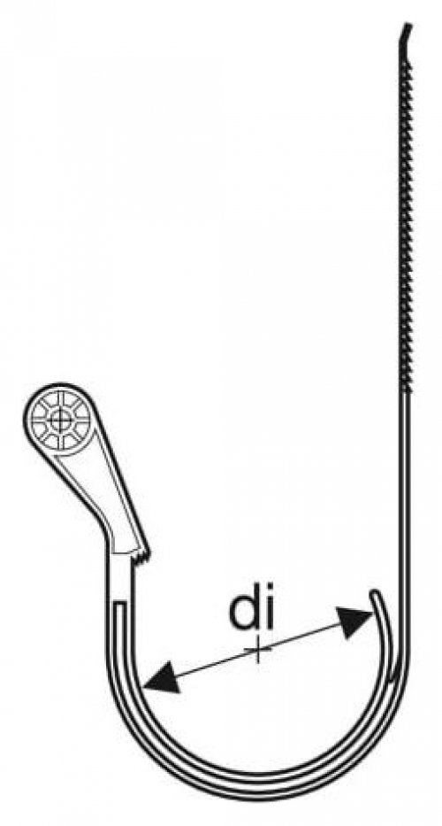 Geberit Rohrschelle GIS DN 50/­56 für Abwasserleitung 363.050.00.1 - Bild 2