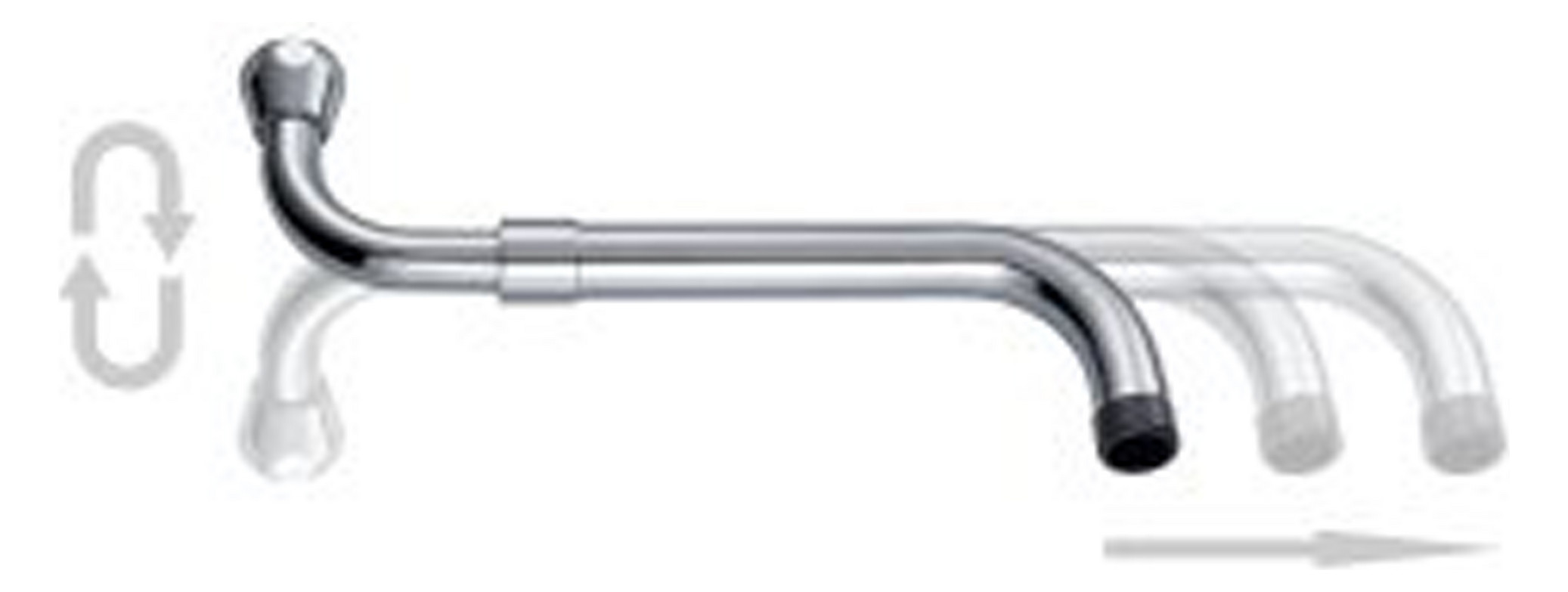 NEOPERL Universal S-Auslauf ausziehbar verchromt, 3/4'', 200-300 mm