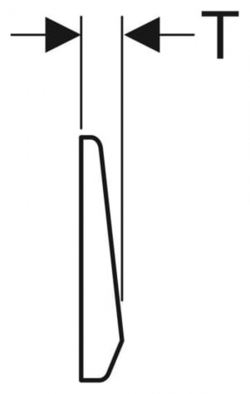 Geberit Highline Betätigungsplatte aus Edelstahl verschraubbar 115.151.00.1 - Bild 3