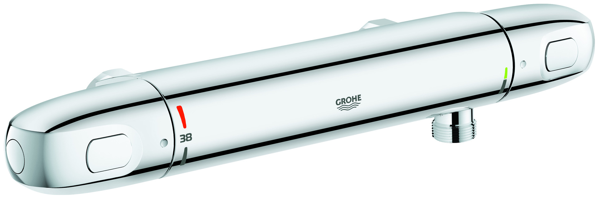 GROHE Thermostat Brausebatterie Grohtherm 1000 ohne Anschlüsse chrom 34817003 - Bild 1