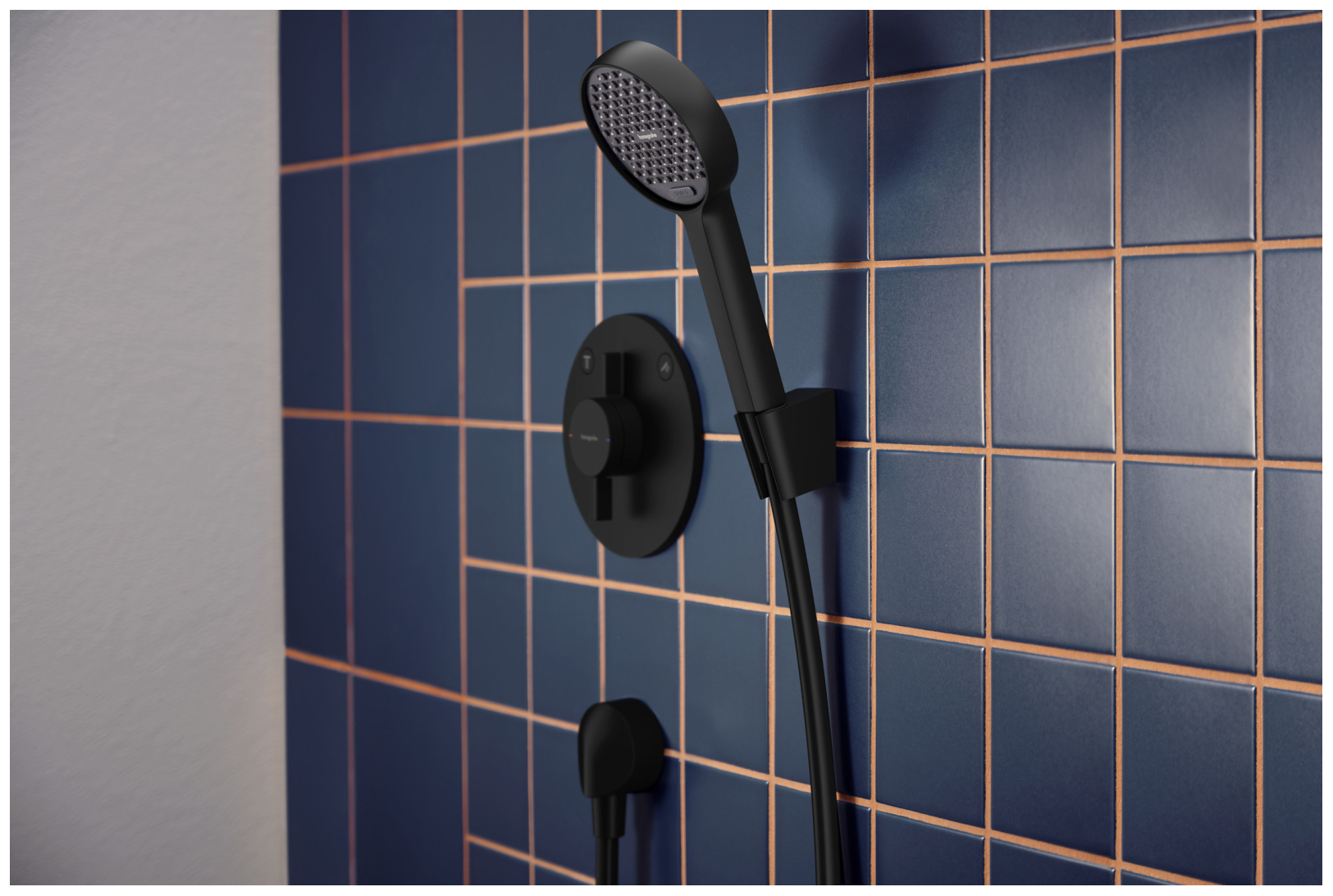 Hansgrohe Handbrause Activera Select S 95 2jet EcoSmart schwarz matt