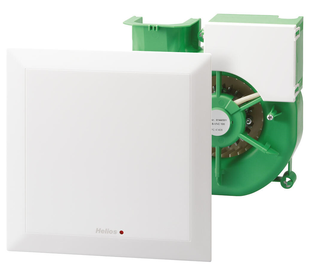 Helios Ventilatoreinsatz ELS-VN 100 mit Fassade und Nachlauf 08138 - Bild 1