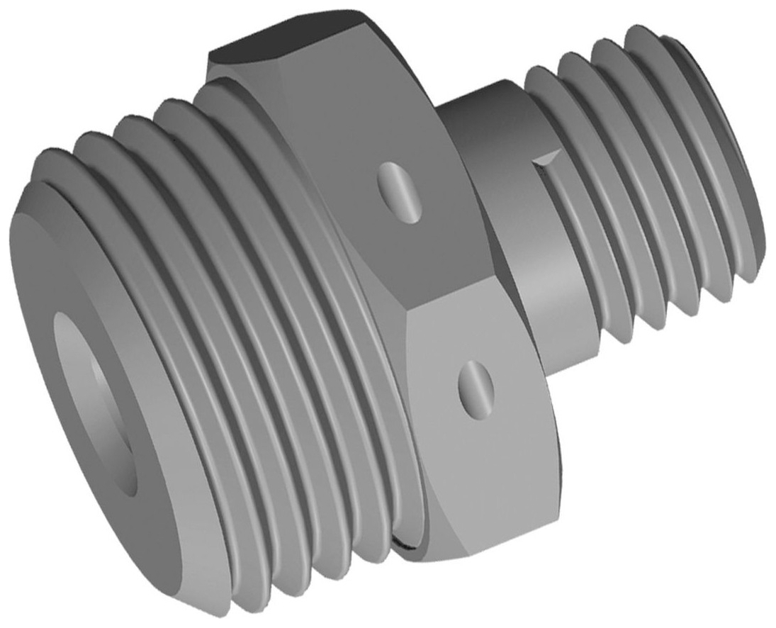 Allmess Adapter-Set M10x1 DS6 für Anschluss-T-Stück mit Muffe 1/2'', 15432