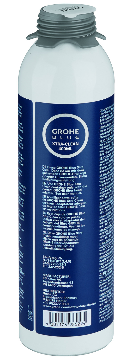 GROHE Blue Reinigungskartusche zur Deinfektion des GROHE Blue Kühlers und Filterkopf 40434001 - Bild 1