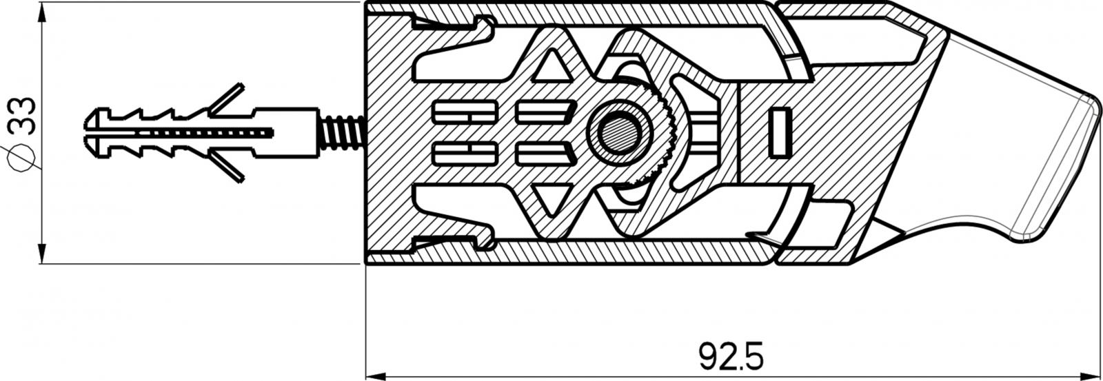 Nikles Wand-Brausehalter mit drehbarer frontaler Halterung verchromt A73105N - Bild 2