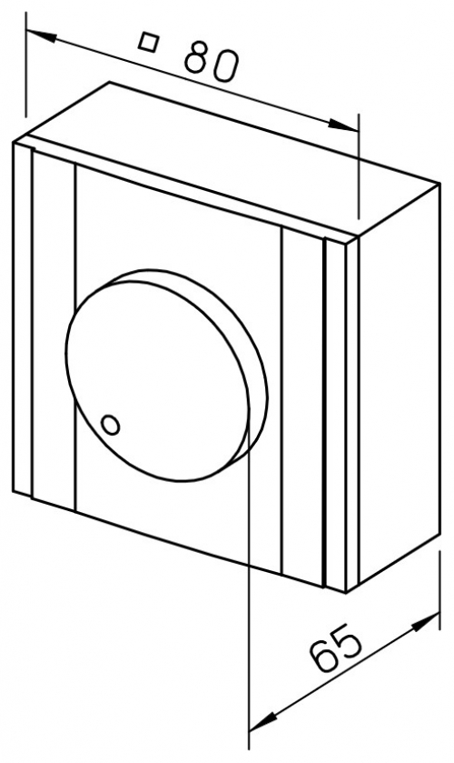 Helios Drehzahlsteller ESA 1 stufenlose Steuerung Aufputz IP 40 mit Ein-/Aus-Schalter 00238 - Bild 2