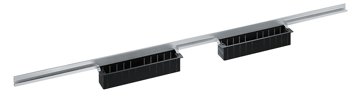 DALLMER Duschrinne CeraWall Individual Duo 1500 mm Ablaufschiene Edelstahl 536044 - Bild 1