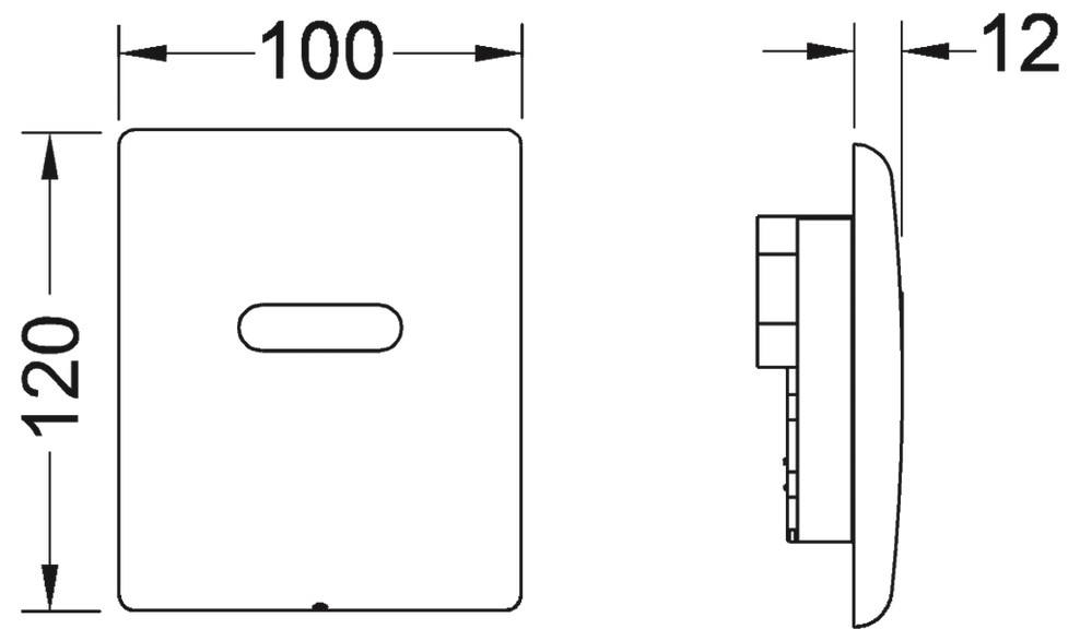 TECEplanus Urinalelektronik 6V chrom glänzend 9242351 - Bild 2