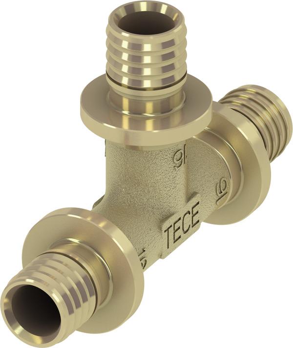 TECEflex T-Stück 20x20x20 mm Messing 760020 - Bild 1