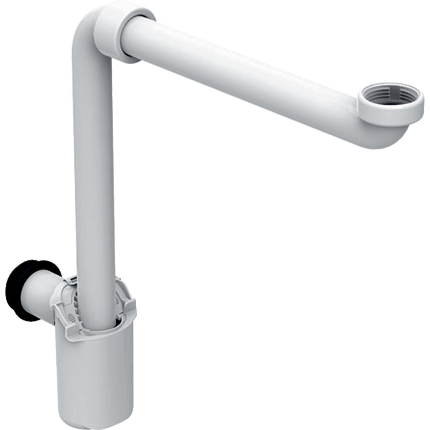 Geberit Tauchrohrsiphon für Waschtisch, 1 1/4'' x DN 32 Raumsparmodell, Abgang horizontal - Bild 1
