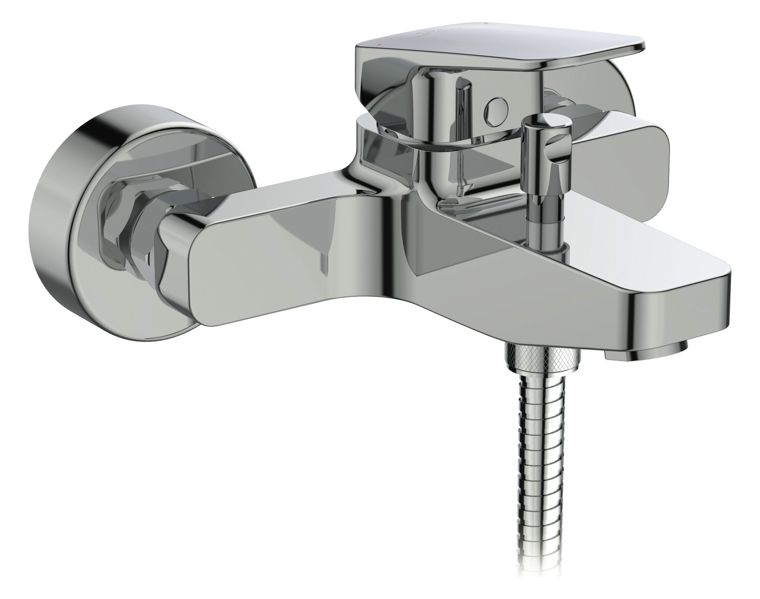 Ideal Standard Ceraplan Badearmatur mit Handbrause-Set Chrom BD258AA - Bild 2