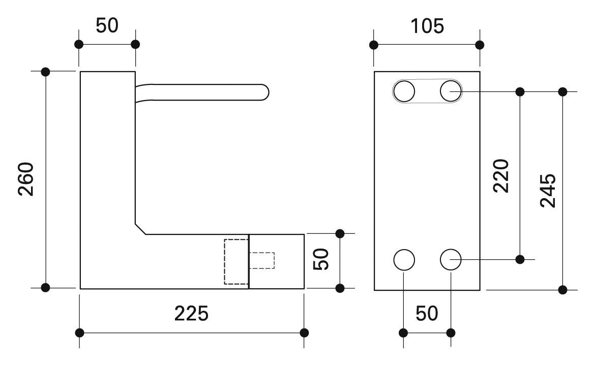 Heizkörperanschlussblock Alpex F50 Profi für Alpex F50 Profi Rohr 16x2.0mm H260mm 75900401 - Bild 2