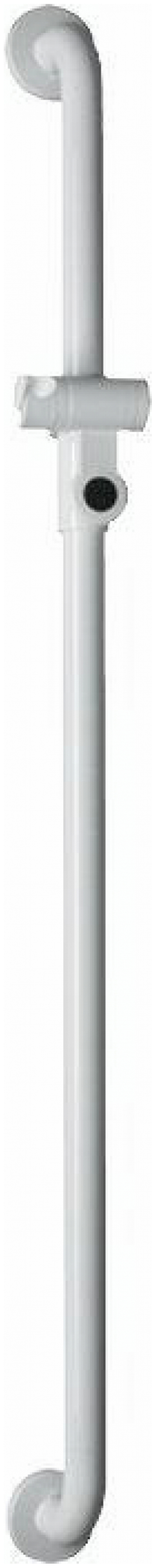 HEWI Serie 801 Brausehalterstange d: 33 mm Achsmass 1100 mm reinweiß 801.33.120.99 - Bild 1