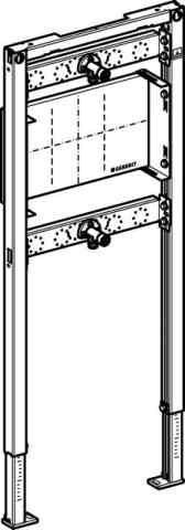 Geberit Duofix Bade-/Duschwanne 112 cm für UP-Armatur