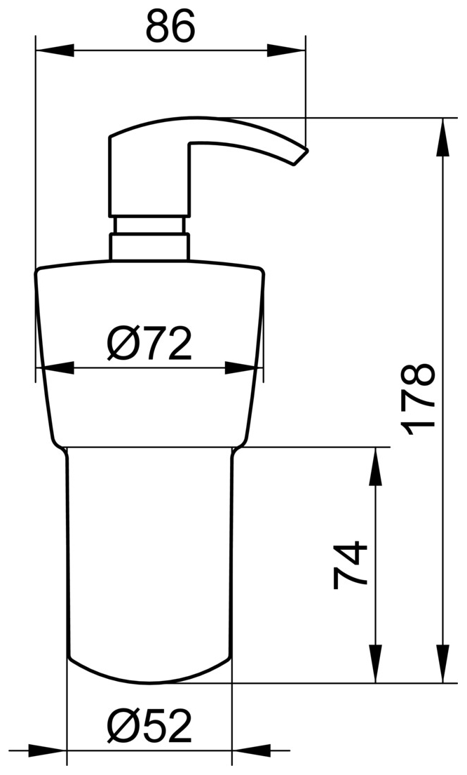 Keuco Lotionspender City.2 02753, komplett, Echtkristallglas matt, Pumpe verchromt 02753019000 - Bild 2