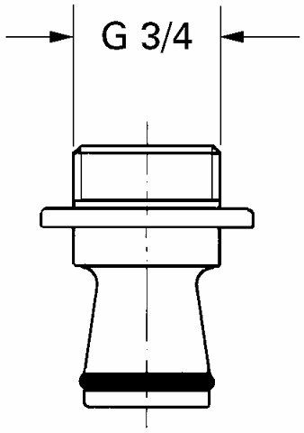 Grohe Universal Adapter chrom 12037000
