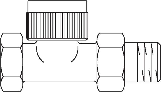 Oventrop Thermostatventil AV 9 DN 15, R 1/2, PN 10, Durchgangsform 1183804 - Bild 2