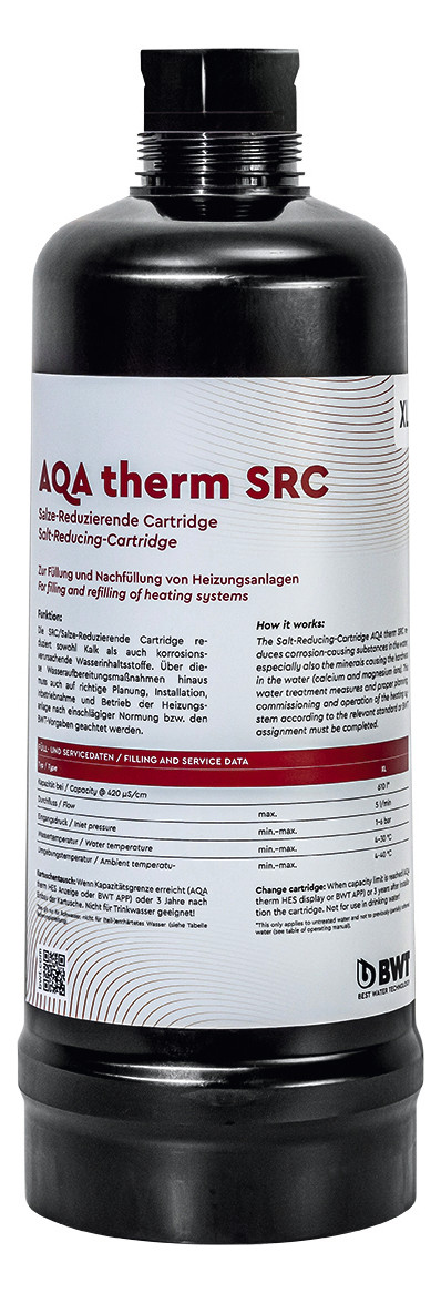 BWT AQA therm SRC-L (large) Salze-Reduzierende-Cartridge schwarz 125639421 - Bild 1