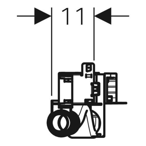 Geberit GIS Element für Dusche mit Wandablauf d50 für FBH ab 90 mm 461.734.00.1 - Bild 4