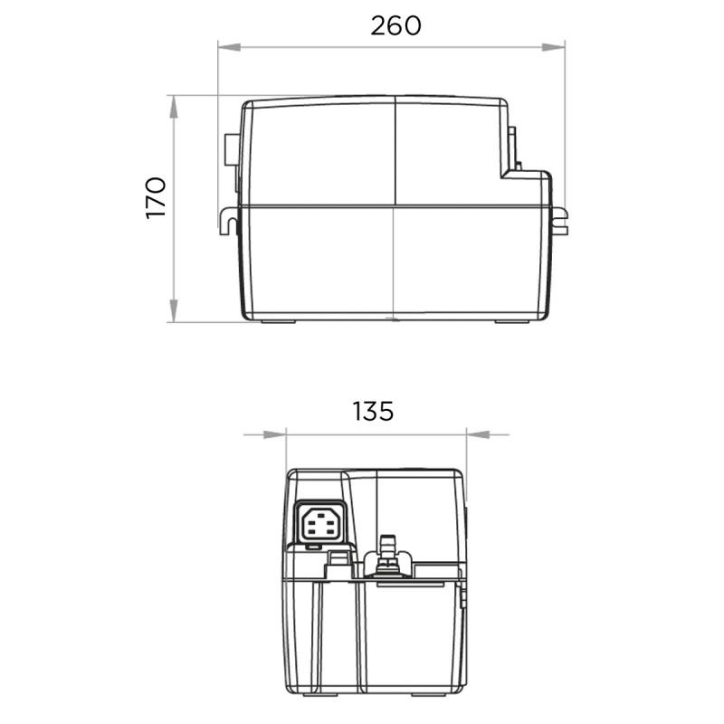 SFA Kondensat-Pumpe Sanicondens Pro N, leistungsstark 6,2 l/min 0046SK6 - Bild 4