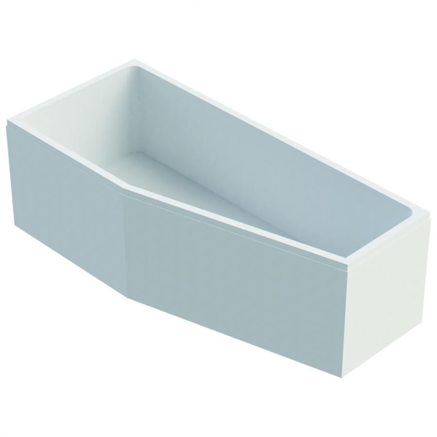 Kaldewei Raumsparwanne Mini 157x75 cm rechts Modell 830 Stahl-Email weiss inklusive Träger - Bild 3