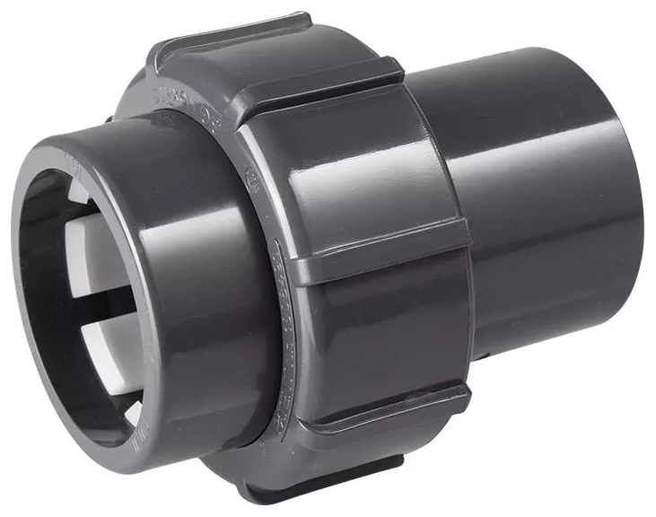 Cillit PVC-Übergangsverschraubung FlexFit 50mm Klemmstutzen x 50mm Klebestutzen