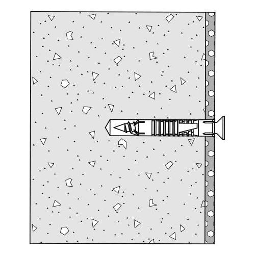 HEWI Befestigungsart BM 10.3, für Stützgriffe/Sitz 802 an Wände aus Beton (> C20/C25)  - Bild 1