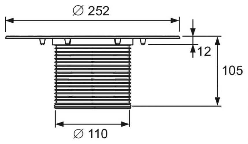 TECEdrainpoint S Aufstockelement mit Seal System 3660005 - Bild 2