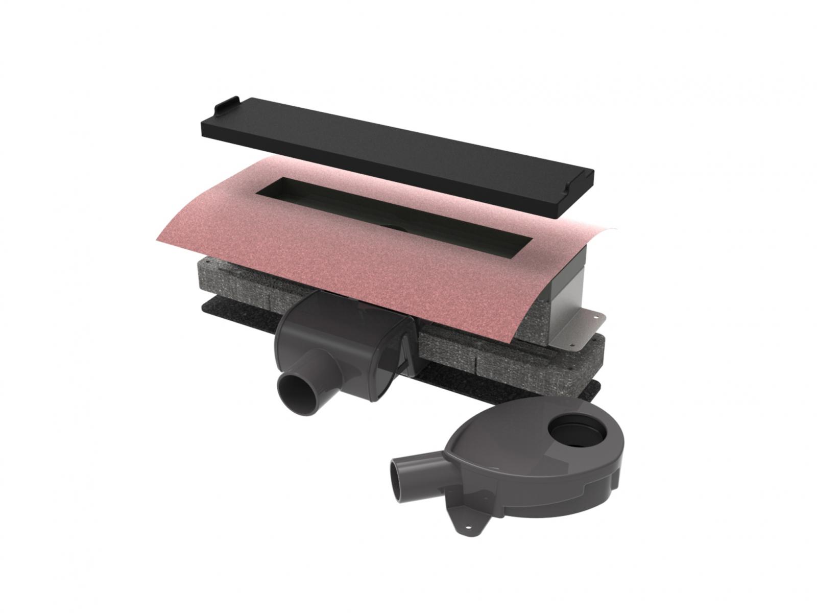 VIGOUR Rohbauset individual 4.0 für Dünnbettduschrinne Wand oder Bodenmontage  - Bild 1