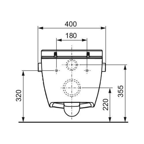 TECEone Dusch-WC-Keramik spülrandlos mit Duschfunktion weiß 9700200 - Bild 4