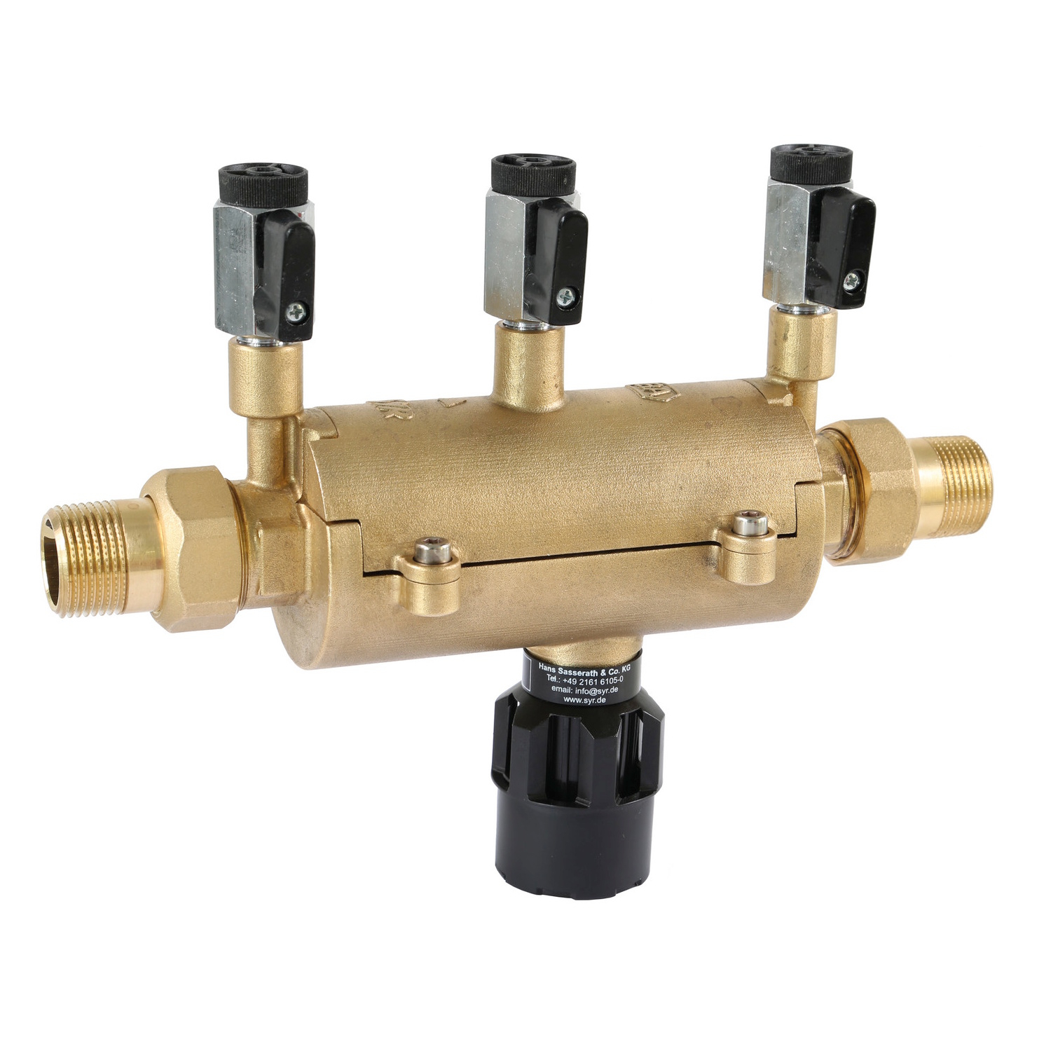 SYR Systemtrenner BA 6610 In-line LF, DN 32, R 1 1/4, bleifreies Gehäuse