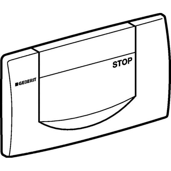 Geberit 200F Betätigungsplatte Start-Stopp-Spülung weiß-alpin 115.222.11.1 - Bild 3