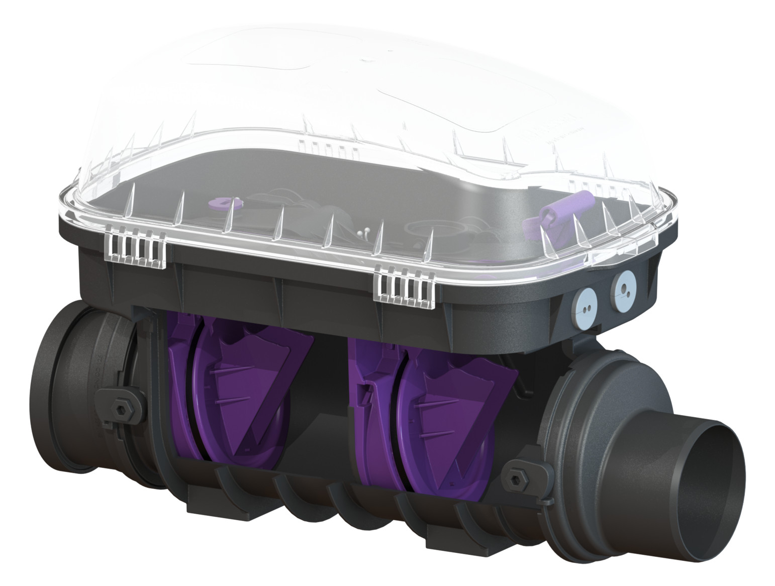 KESSEL Rückstauverschluss Staufix SWA DN125, für freiligende Leitung 73125.10 - Bild 1
