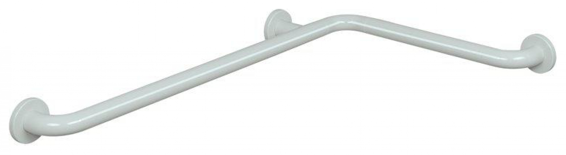 HEWI Serie 801 Dusch-Wannenhandlauf d: 33 mm W1: 762 mm W2: 474 mm reinweiß 801.35.100.99 - Bild 1