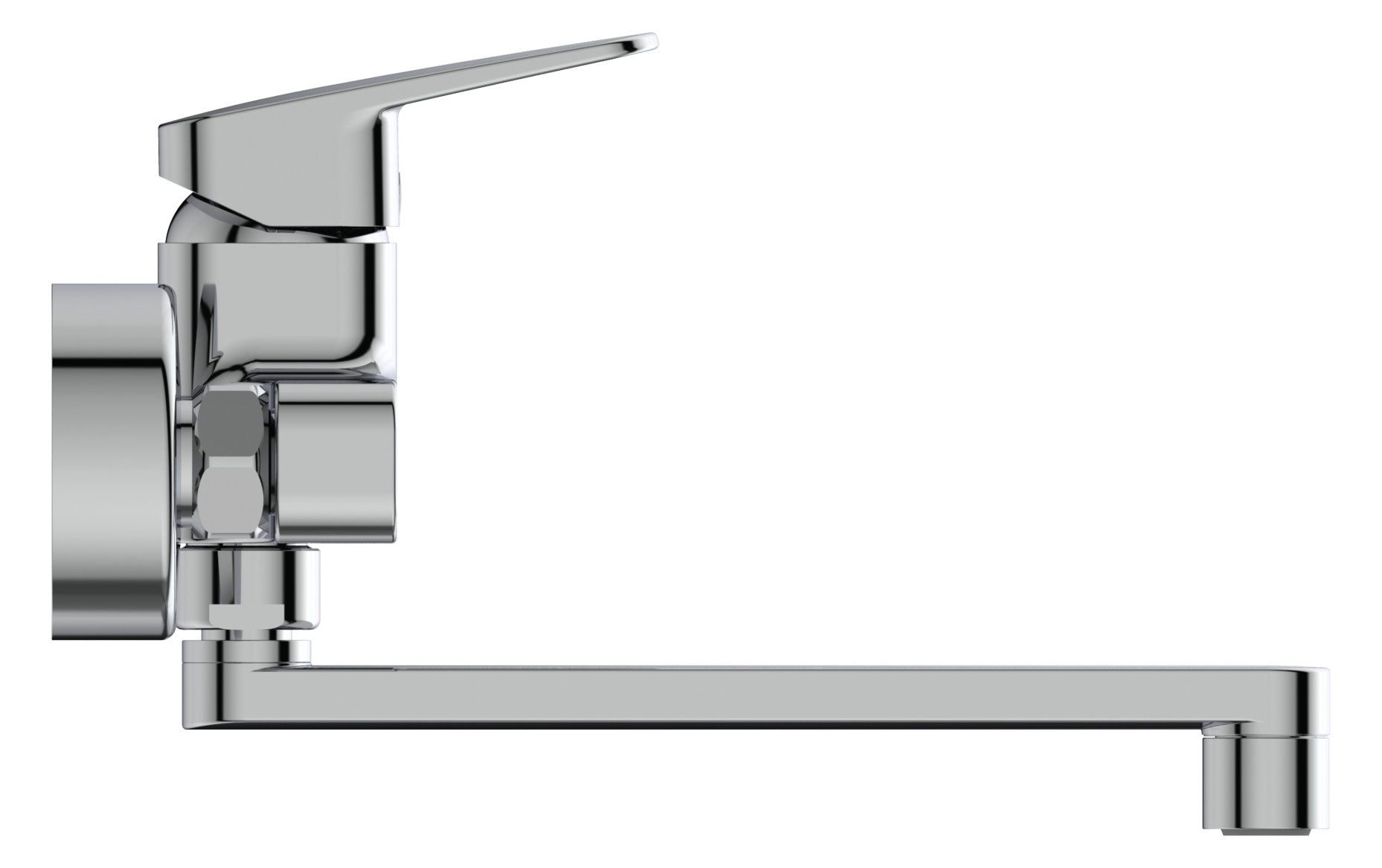 Ideal Standard Ceraplan Wand-Küchenarmatur Chrom Ausladung 238mm BD340AA - Bild 3