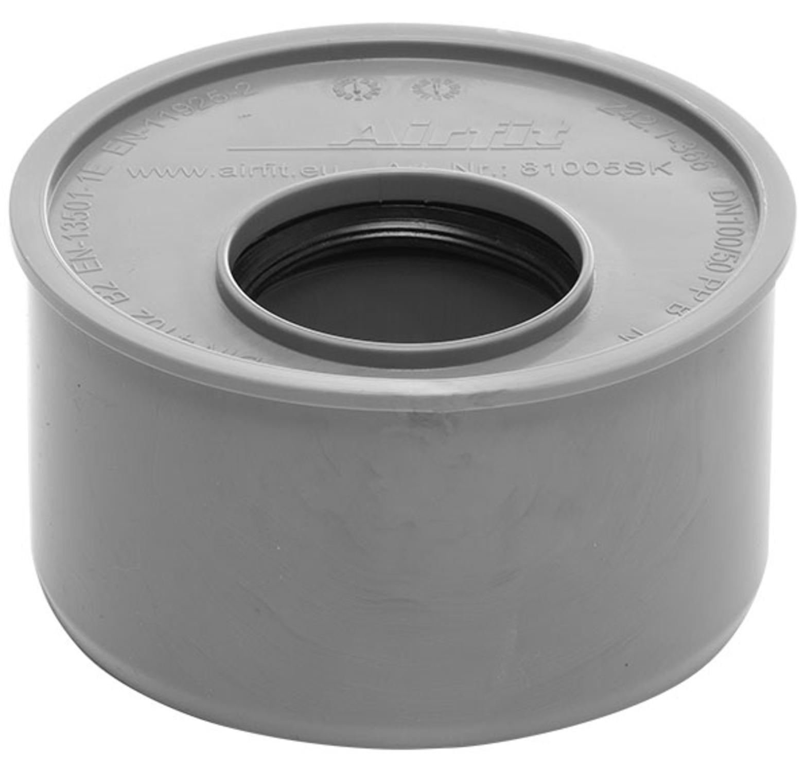 Airfit Reduzierstück superkurz DN 100x50 geringe Einbauhöhe 81005SK - Bild 1