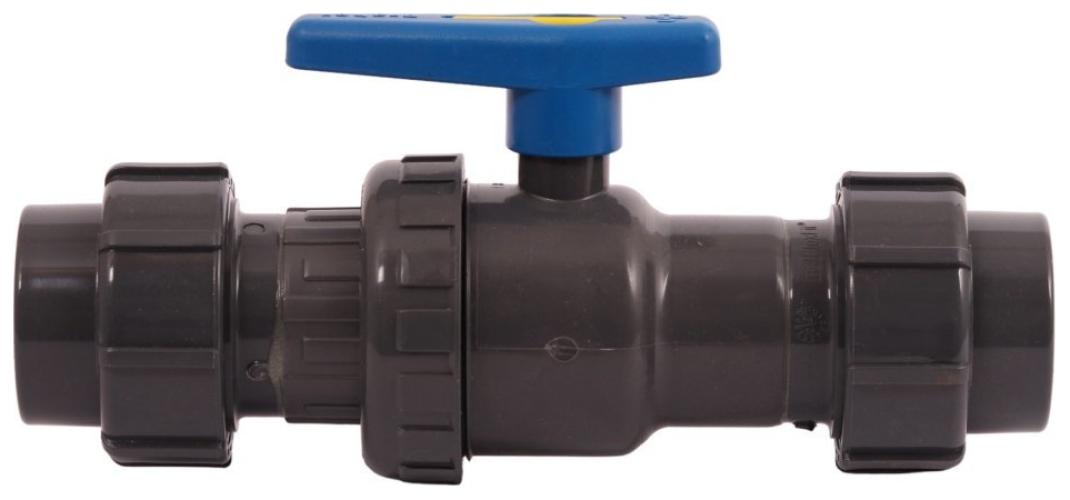 Cillit PVC-Kugelhahn FlexFit 50mm mit Klemmstutzen