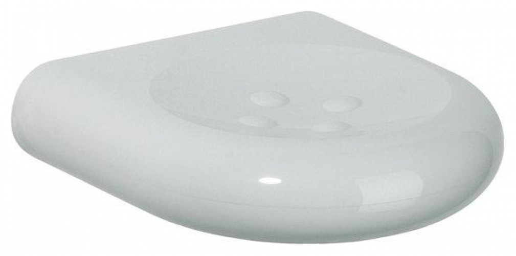 HEWI Serie 477 Seifenablage klein mit Noppen reinweiß 477.02.100.99 - Bild 1