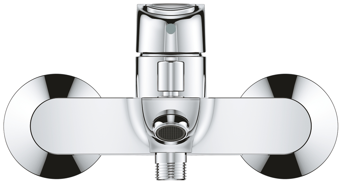 GROHE Wannenbatterie BauLoop für Wandmontage eigensicher chrom 23602001 - Bild 3
